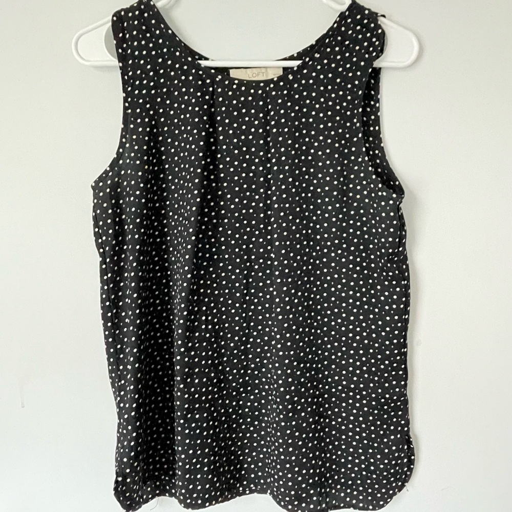 Ann Taylor - LOFT Polka Dot Top
